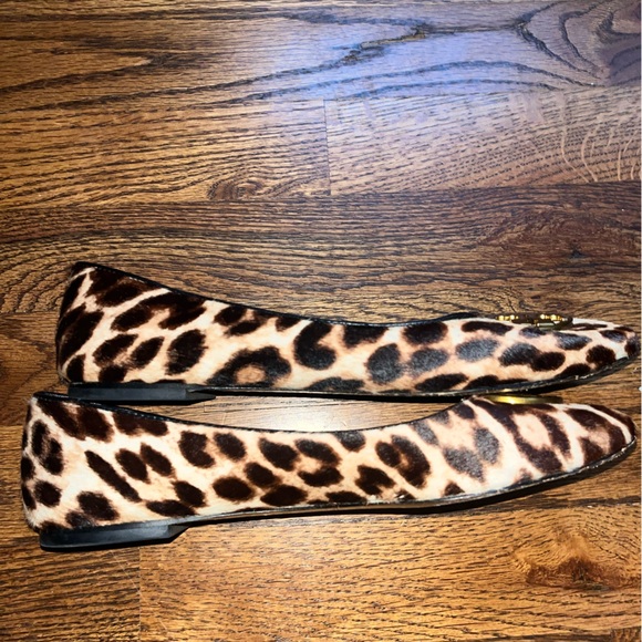Tory Burch Chelsea calf Cheetah ballerina Flats - Picture 4 of 4
